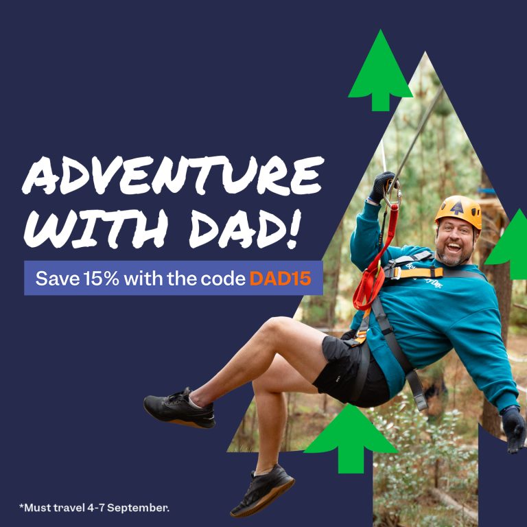 FATHERS DAY TREETOPS ADVENTURE 15% OFF